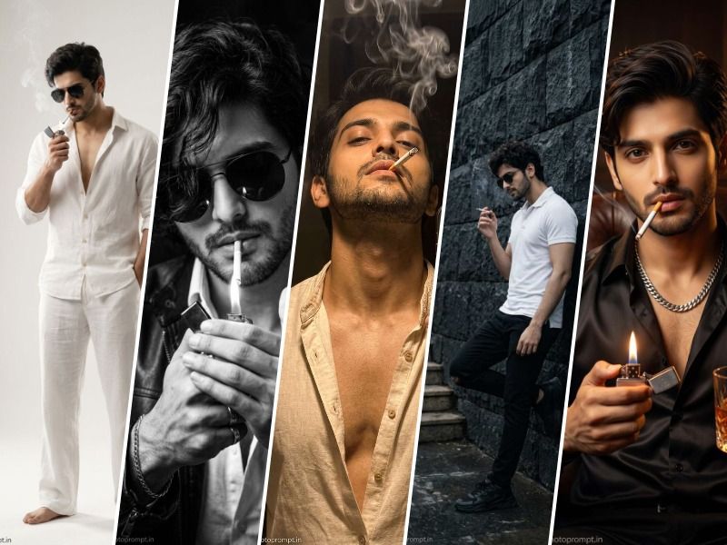 Boy Smoking Prompt AI Photo