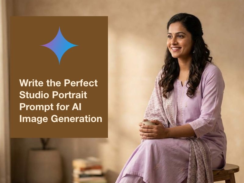 How to Write the Perfect Studio Portrait Prompt for AI Image Generation