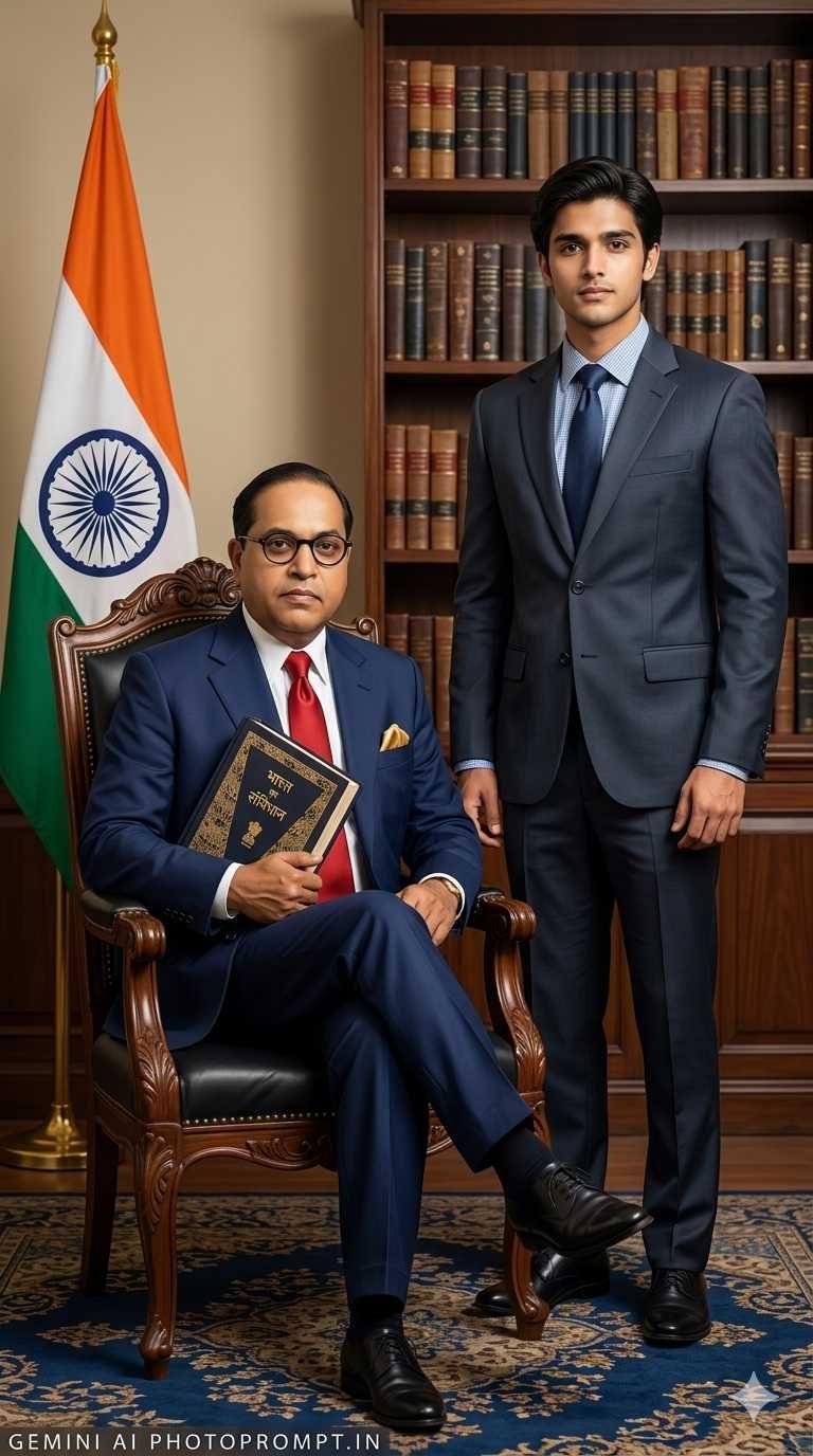 Babasaheb Ambedkar AI photo prompt