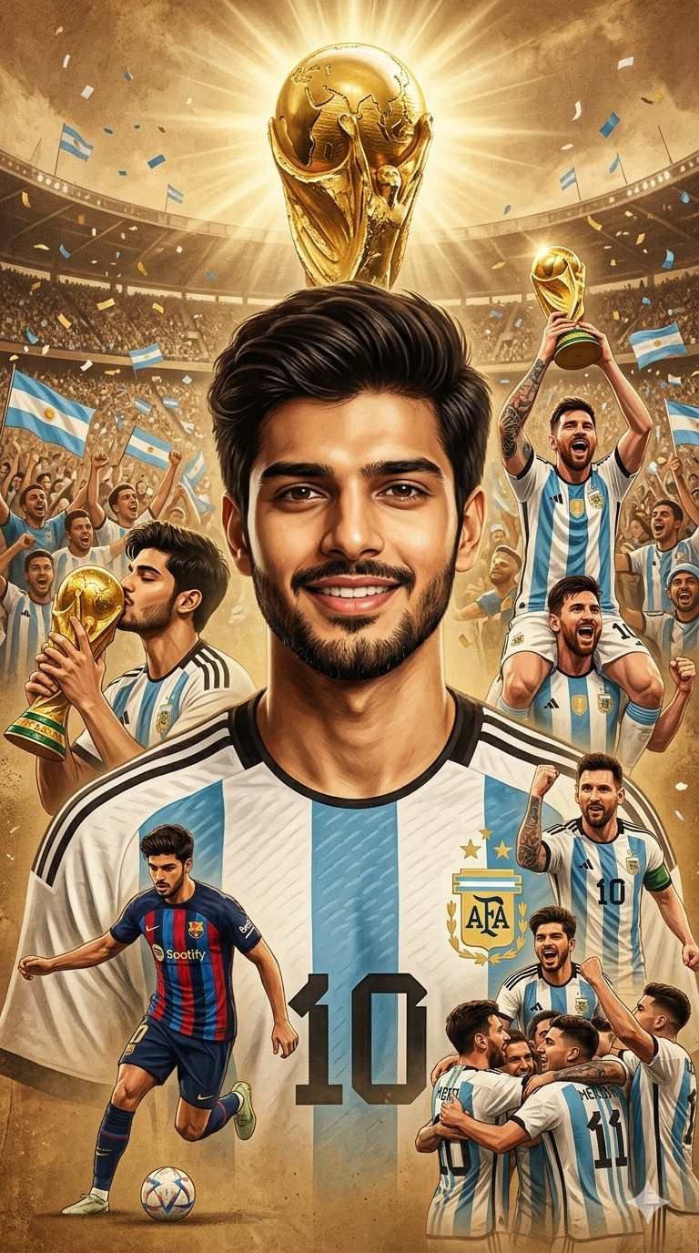 Messi AI image Generator