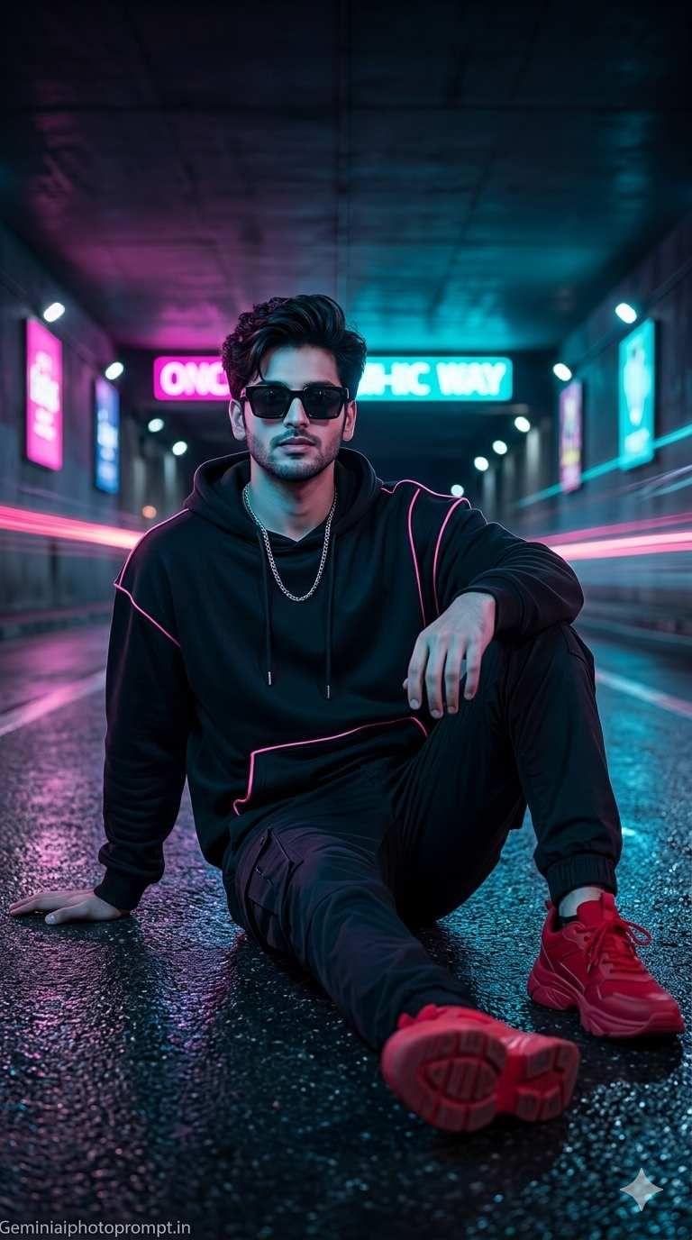 neon portrait gemini prompt