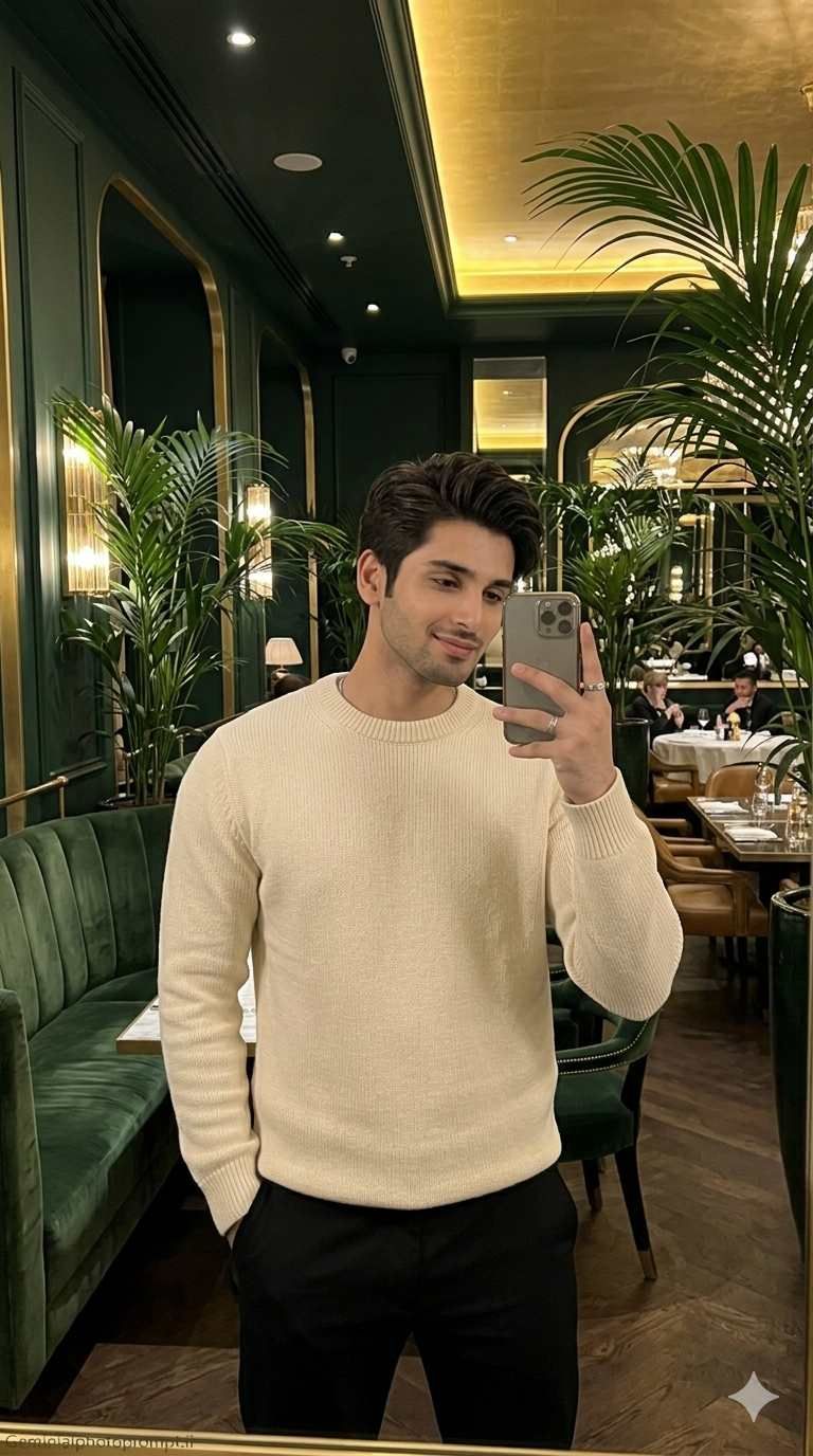 Gemini prompt for mirror selfie boys instagram