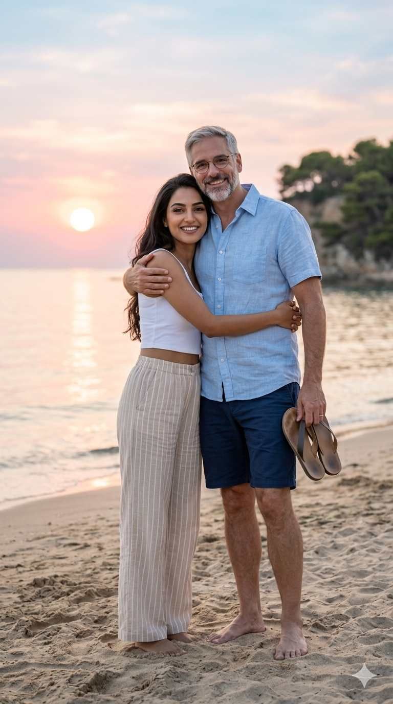 Prompt for father and daughter photo