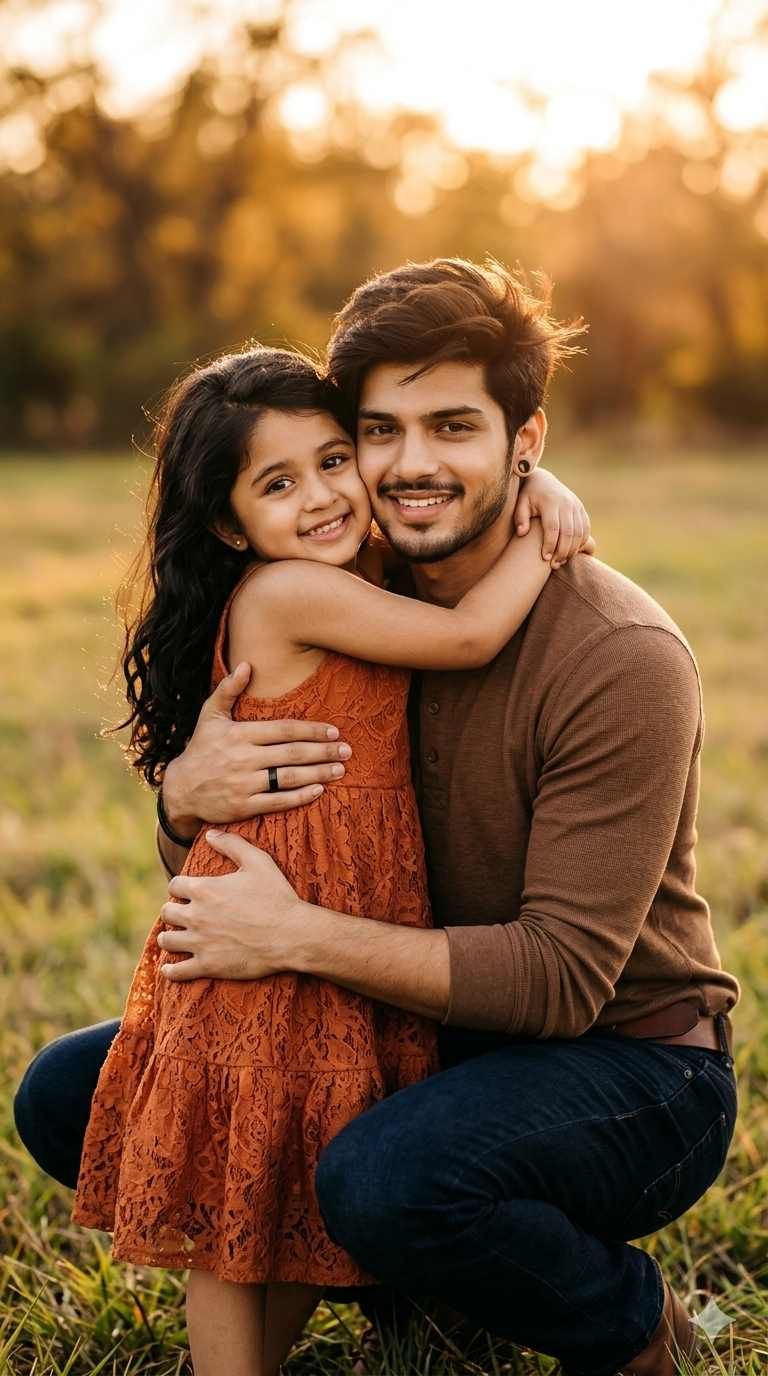 Father and daughter prompt for Gemini copy paste