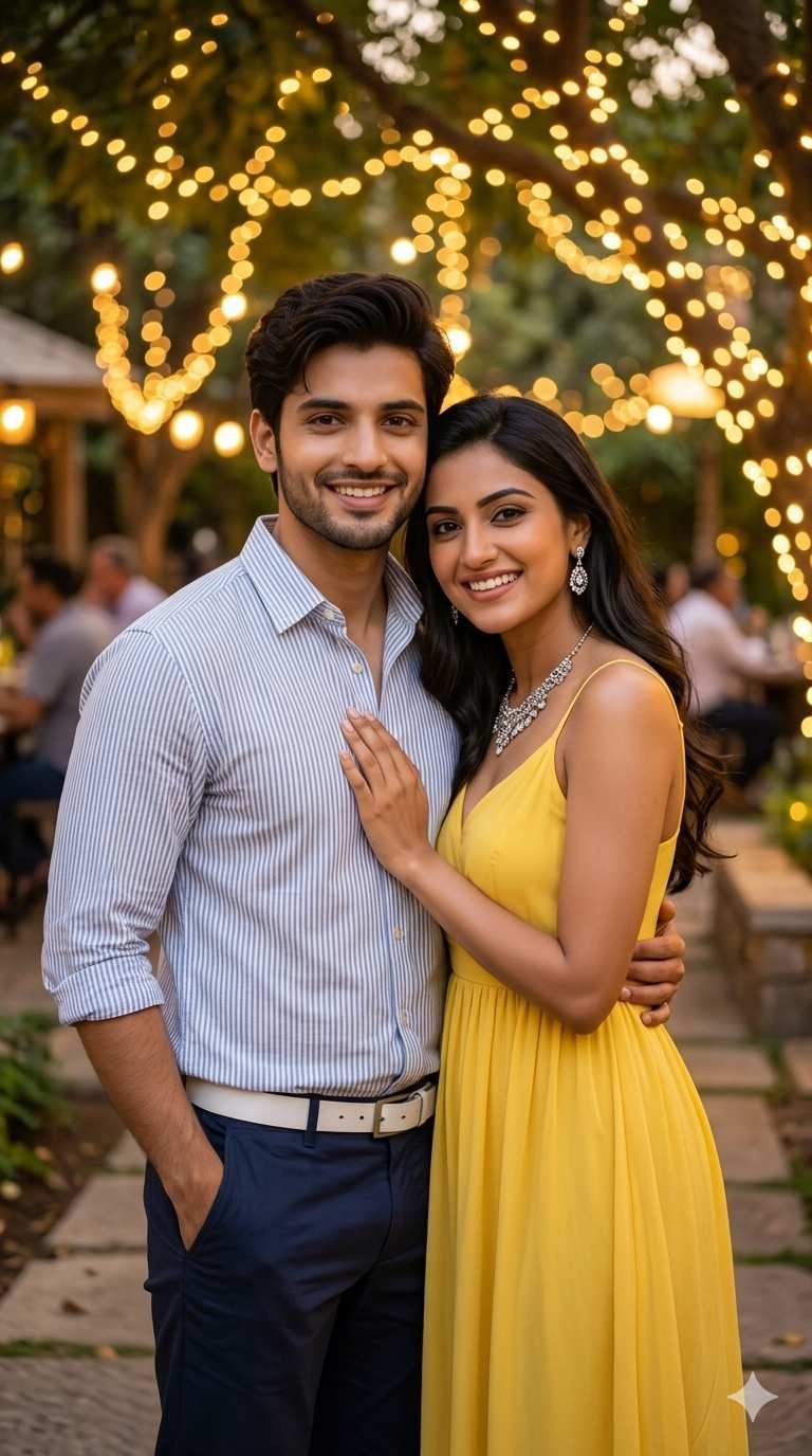 Romantic couple AI prompts