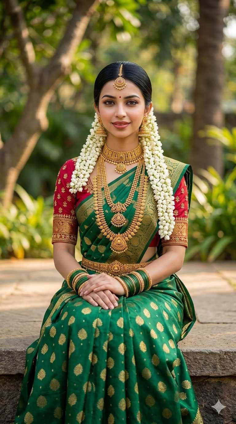 South Indian bride look prompt