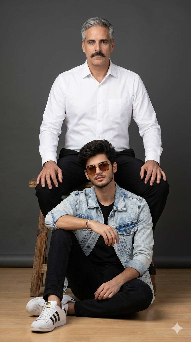 Best father and son prompt for gemini