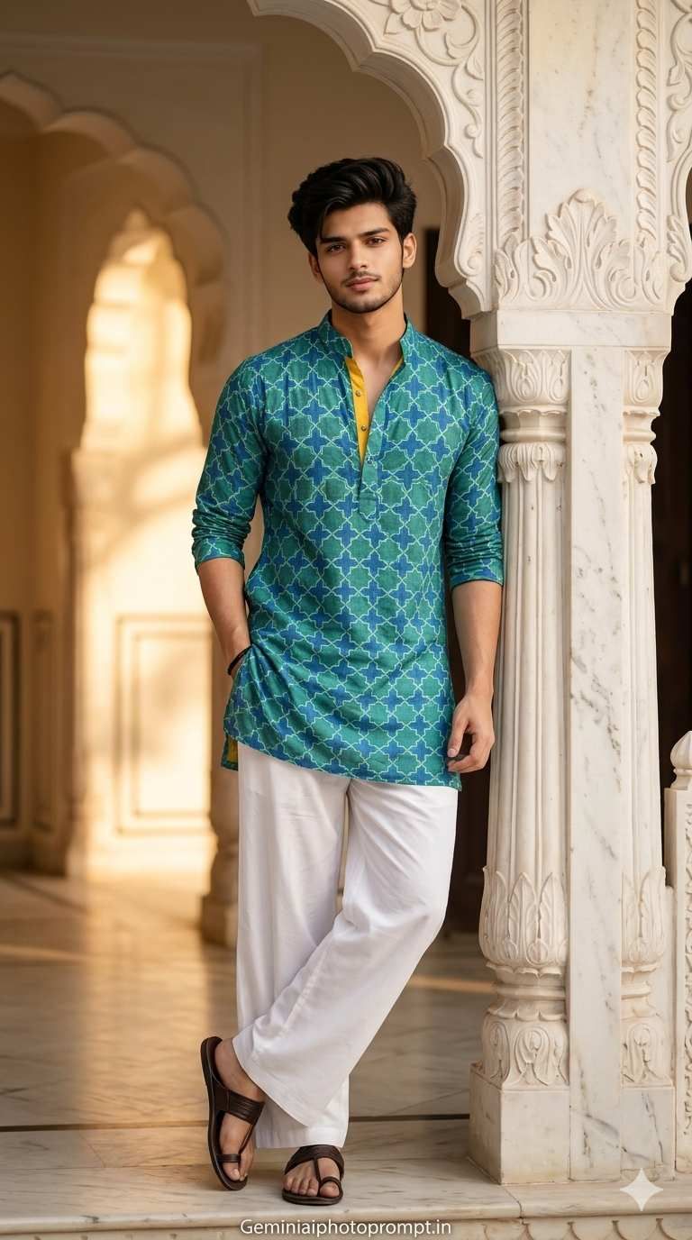 Gemini kurta pajama Prompt Copy and paste