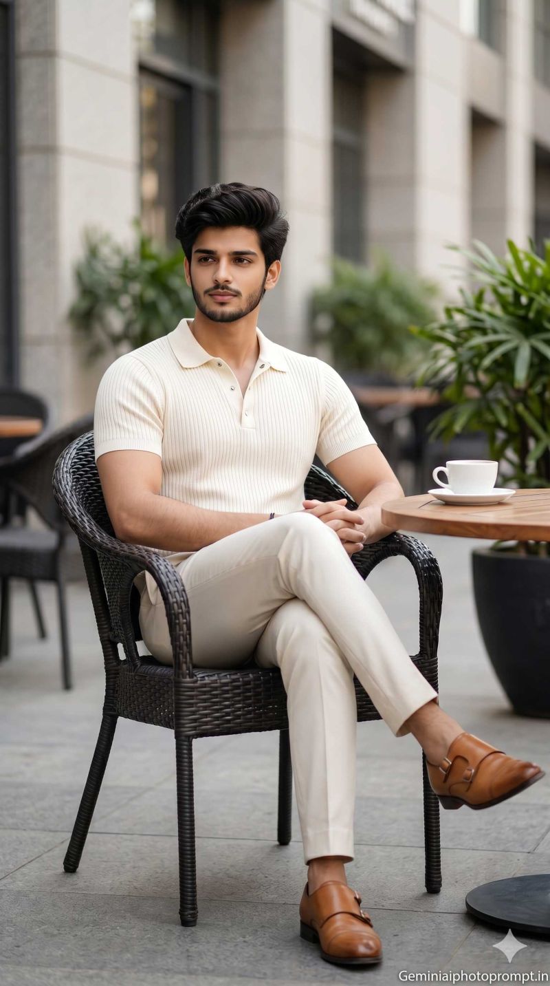 Restaurant look of a men gemini prompt free